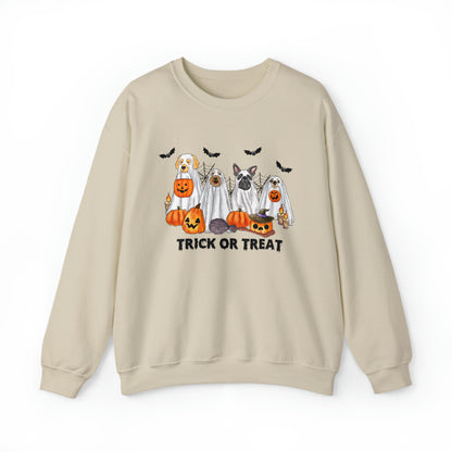 Trick or Treat Halloween Sweatshirt - Puppy Trick or Treat Sweatshirt
