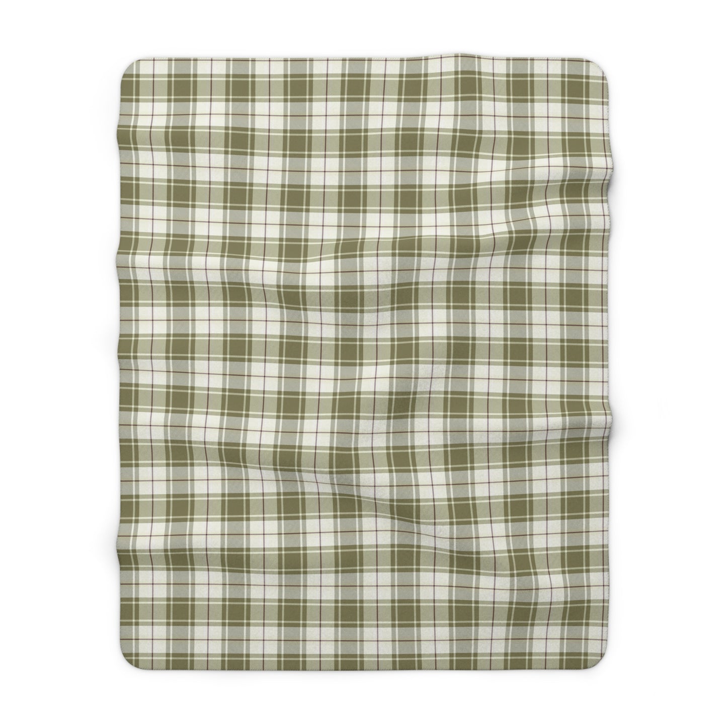 green plaid sherpa blanket, green plaid fleece blanket, fall sherpa blanket green plaid