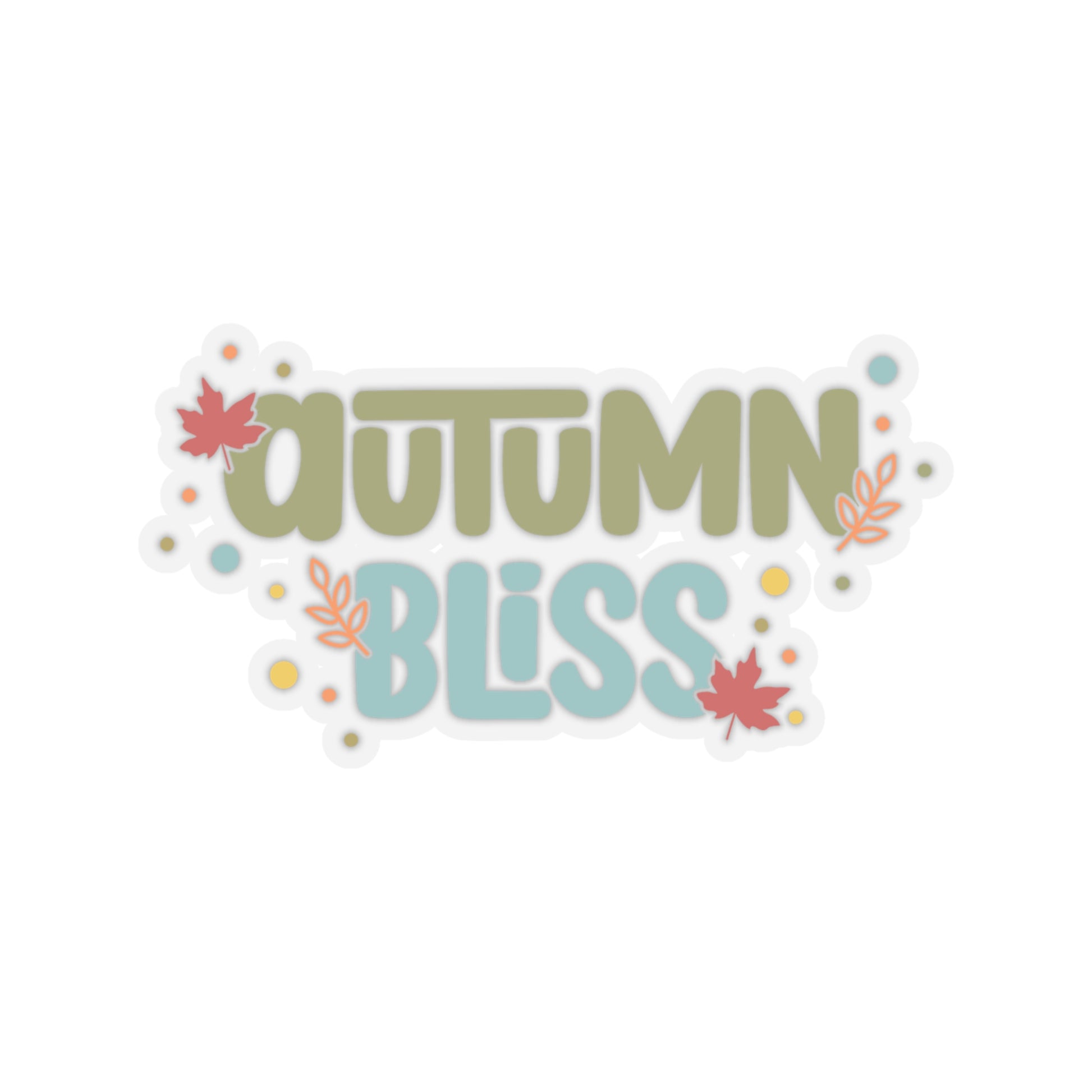 Autumn Bliss Sticker - Fall Theme Sticker