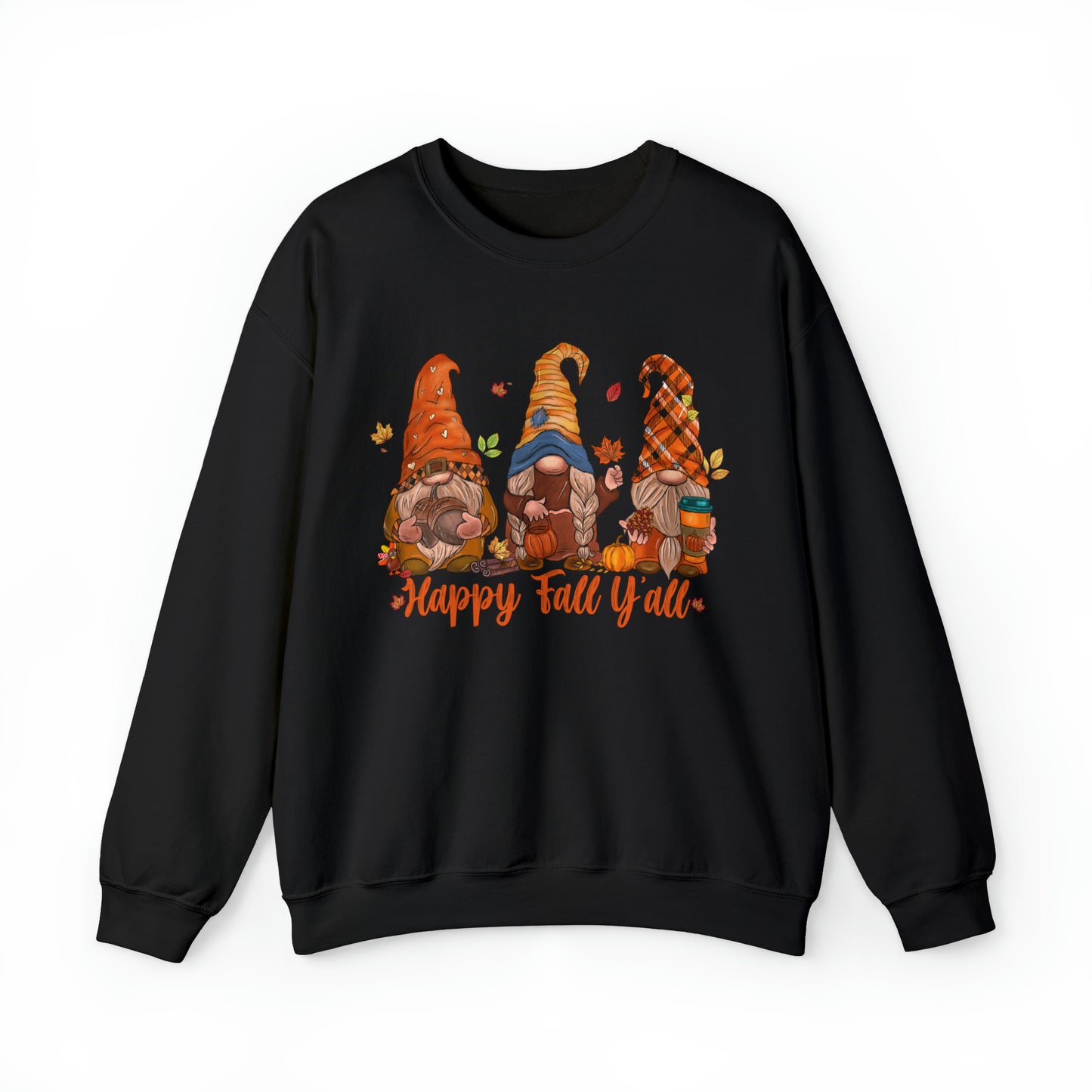Happy Fall Ya'll Gnome Sweatshirt - Autumn Gnome Sweatshirt