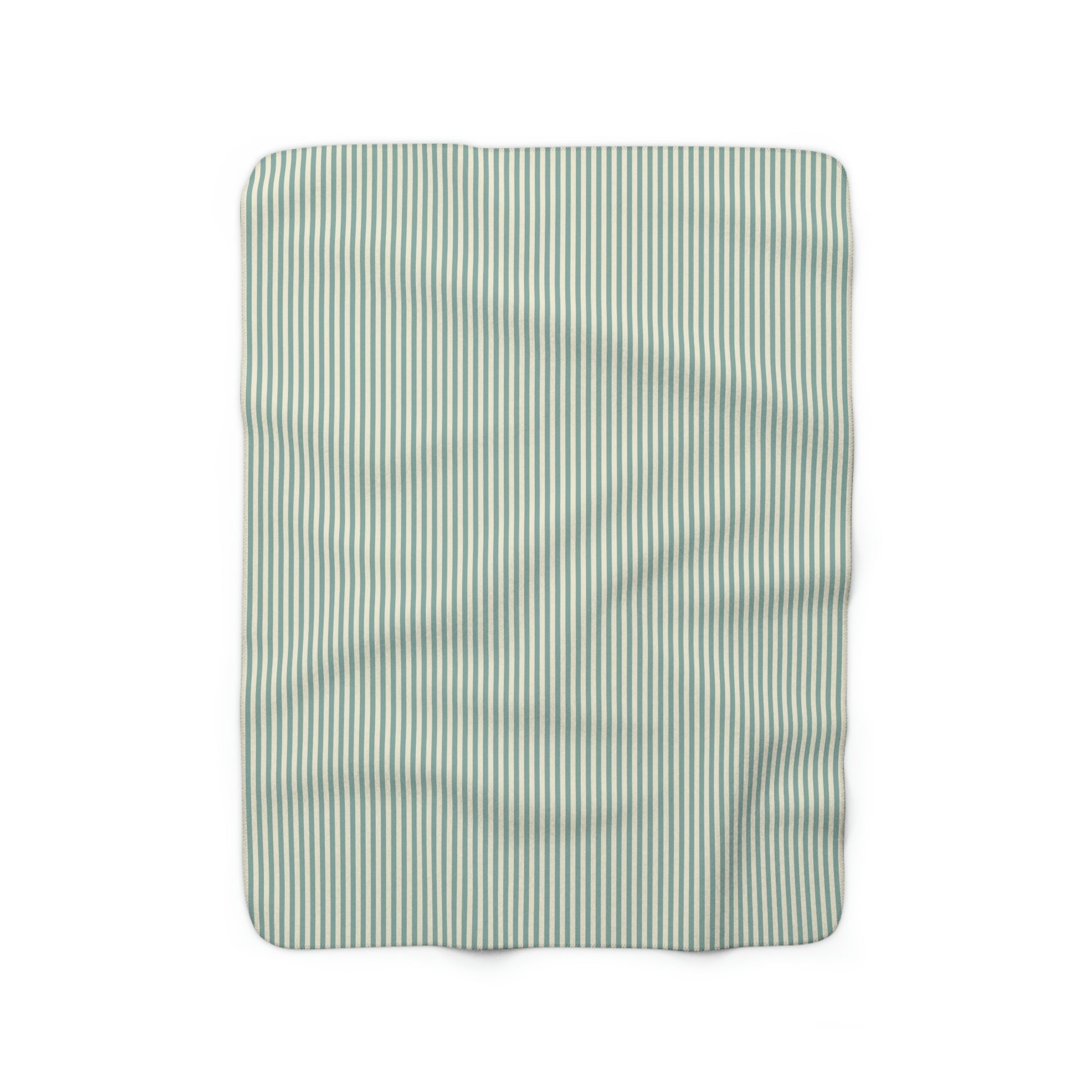 green stripe sherpa blanket, sherpa blanket with retro design