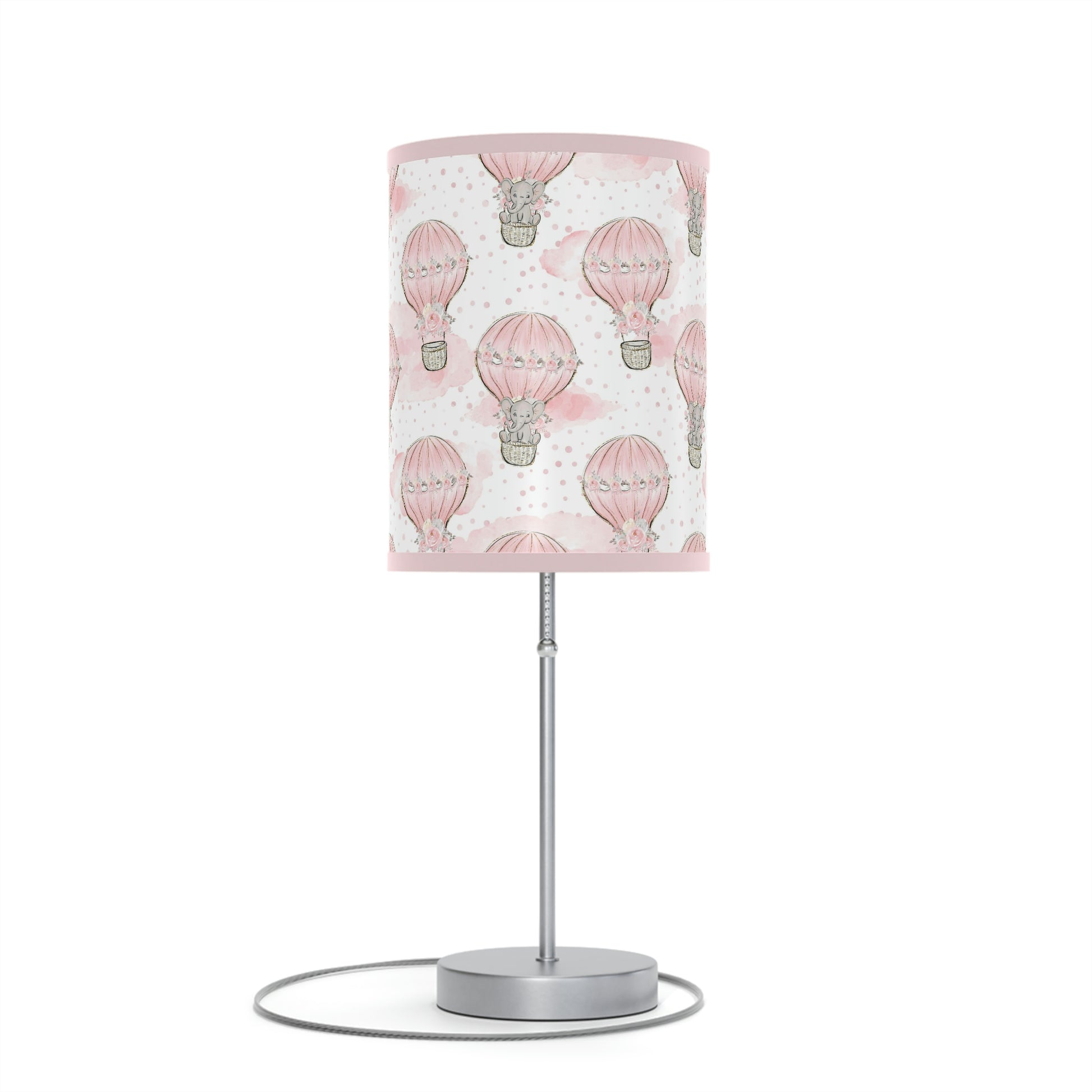 hot air balloon nursery lamp, elephant nursery lamp, nursery lamp, table lamp, light for nursery