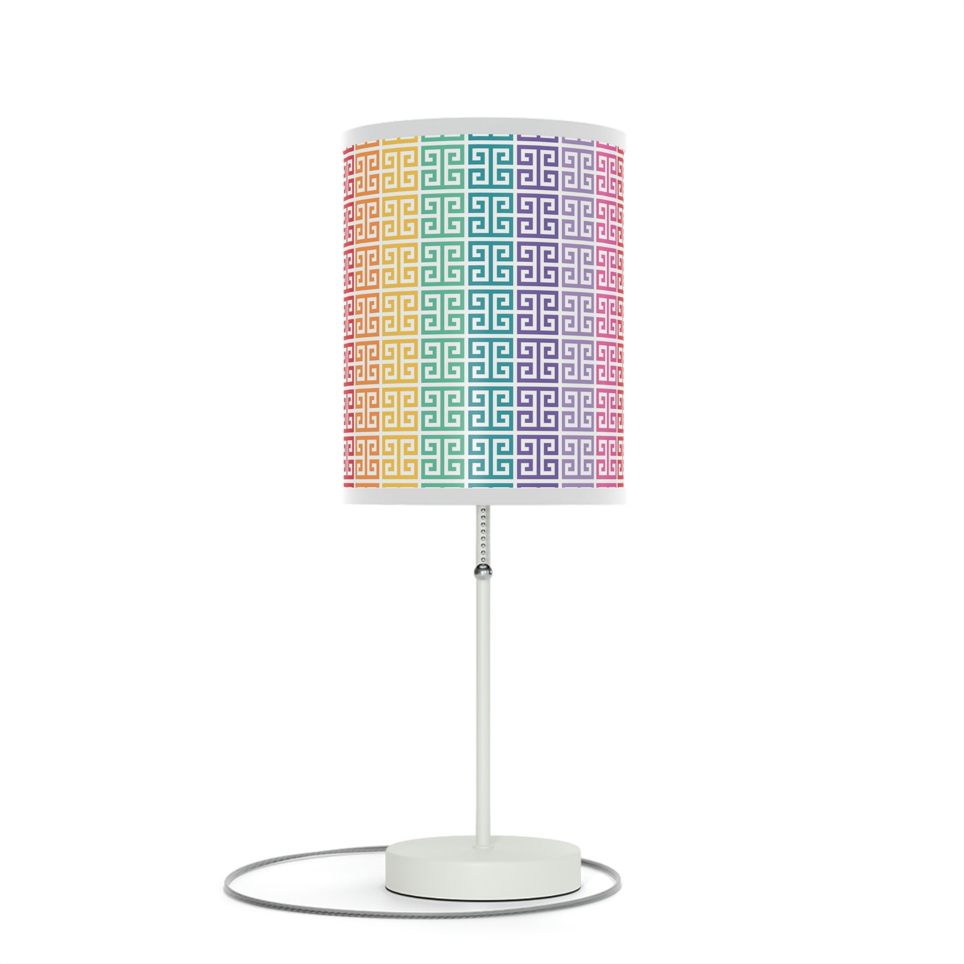 rainbow baby nursery lamp, rainbow nursery table lamp 