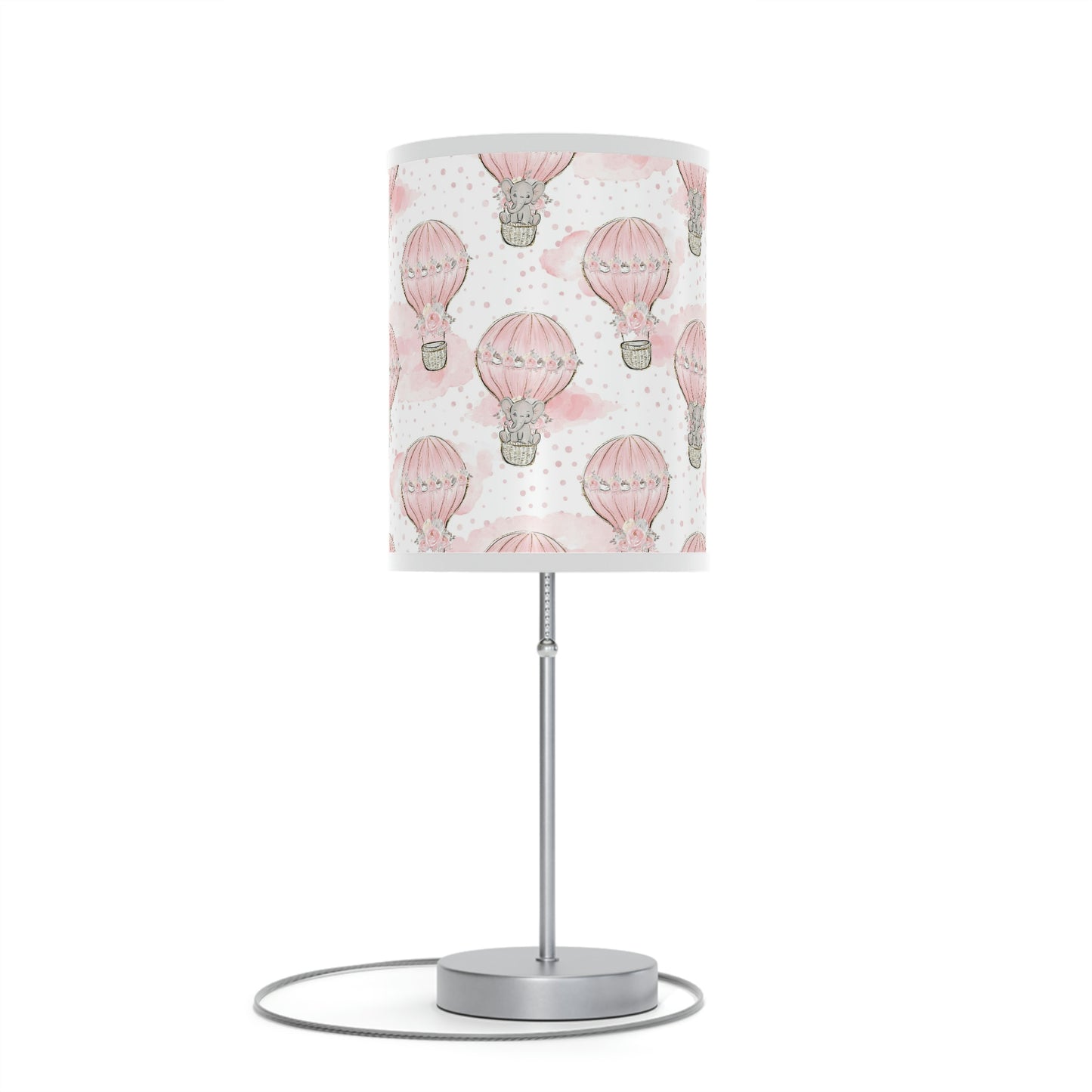 hot air balloon nursery lamp, elephant nursery lamp, nursery lamp, table lamp, light for nursery