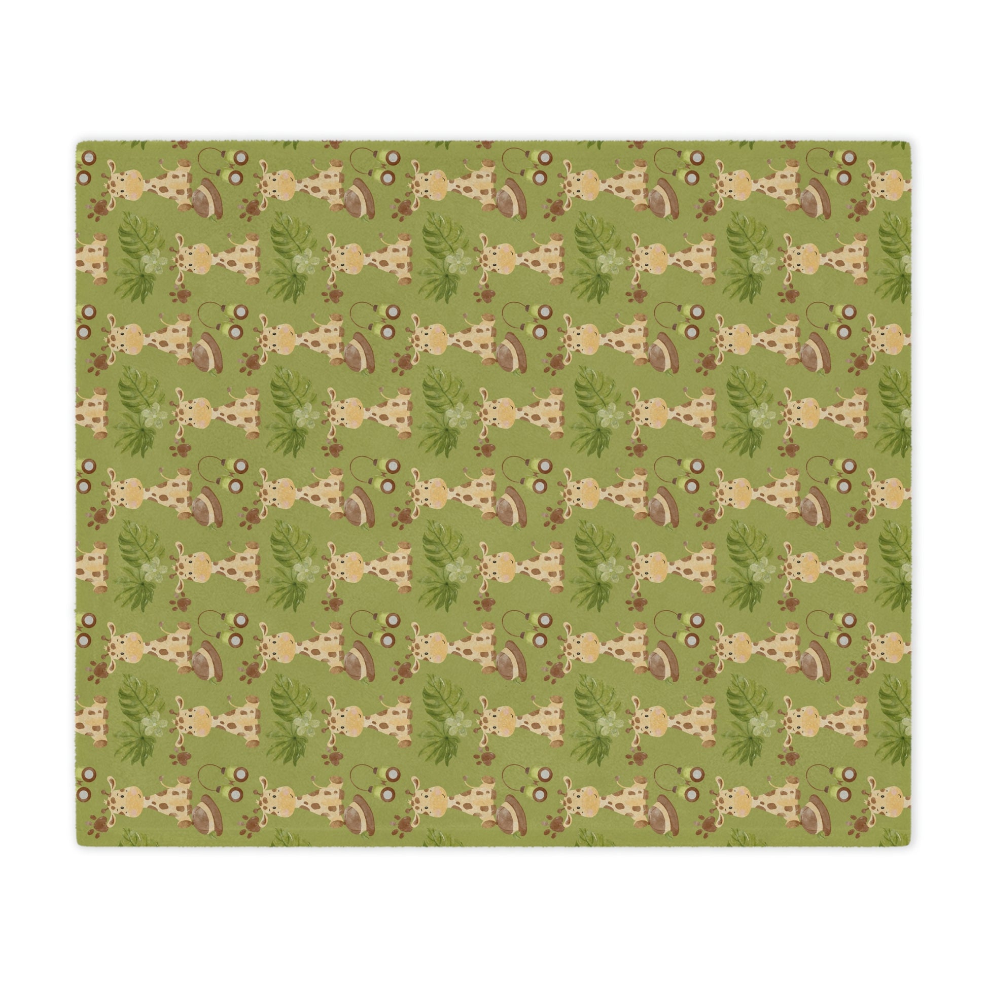 giraffe blanket, giraffe safari blanket, safari theme nursery, safari theme room, safari  blanket, safari baby blanket, baby blanket