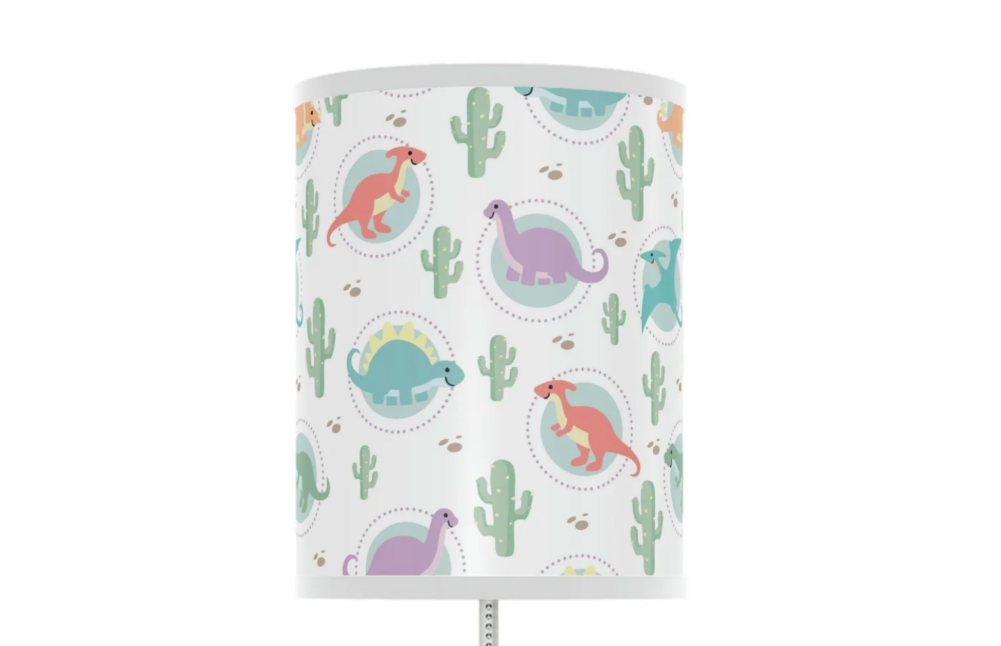 dinosaur baby nursery lamp, nursery table lamp with dinosaurs on it