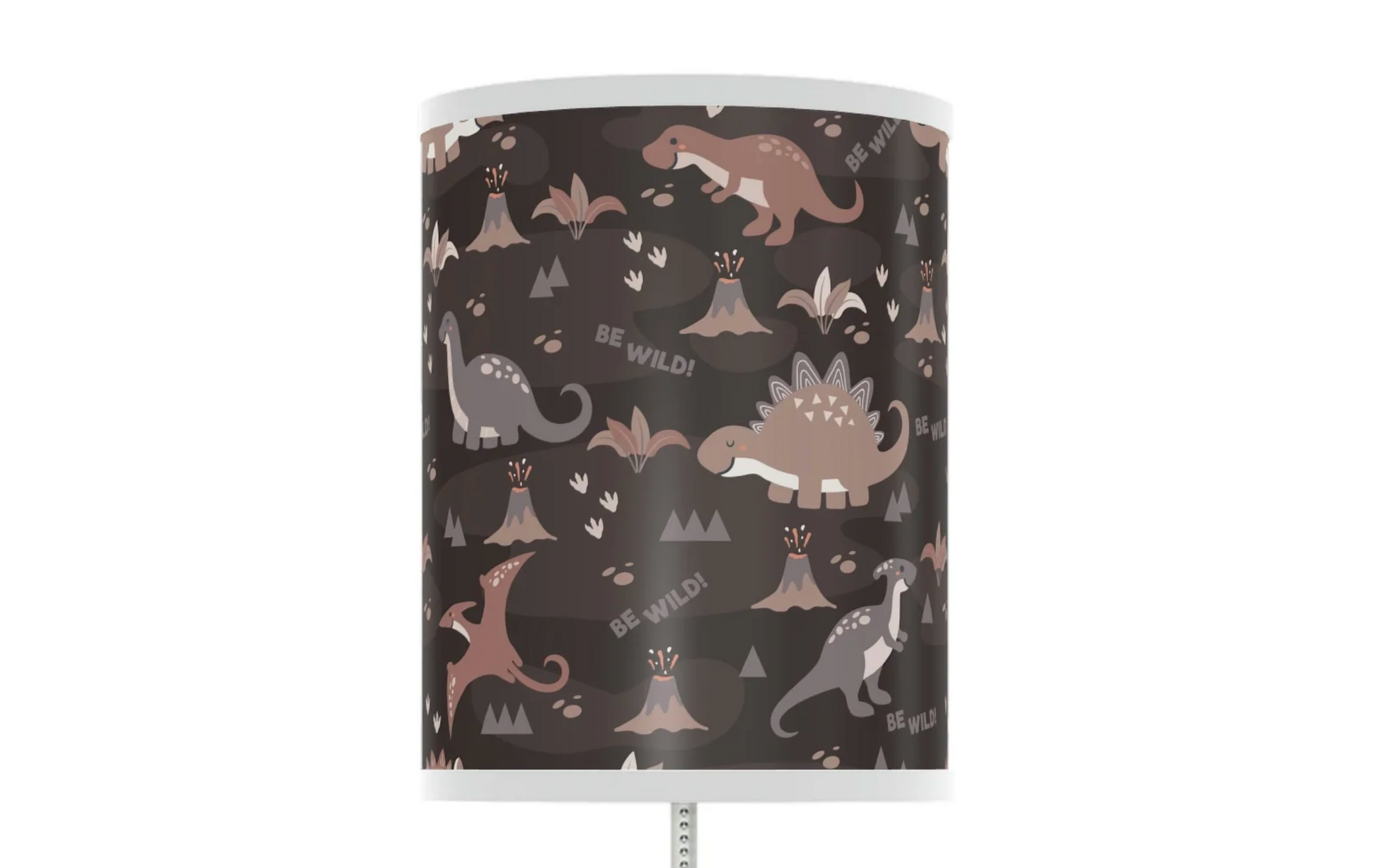 be wild dinosaur theme nursery table lamp, dinosaur baby nursery lamp