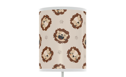 lion theme baby nursery lamp, lion rawr nursery table lamp