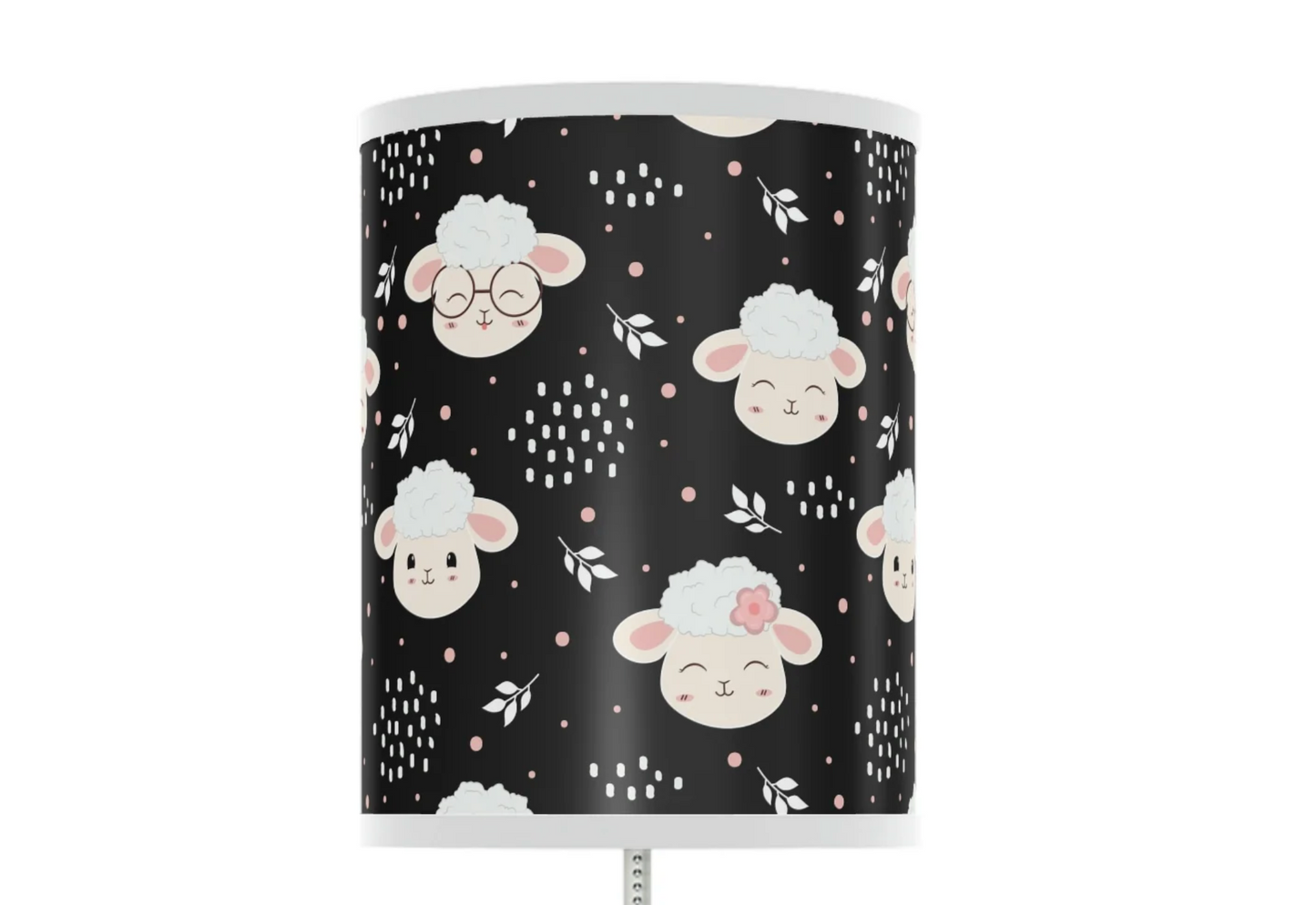 baby lamb nursery table lamp, little sheep baby nursery lamp 