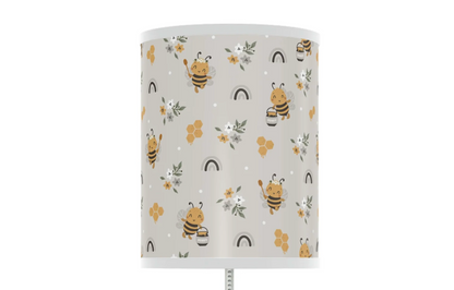 Floral Honeybee Rainbow Baby Lamp - Honeybee Nursery Table Lamp