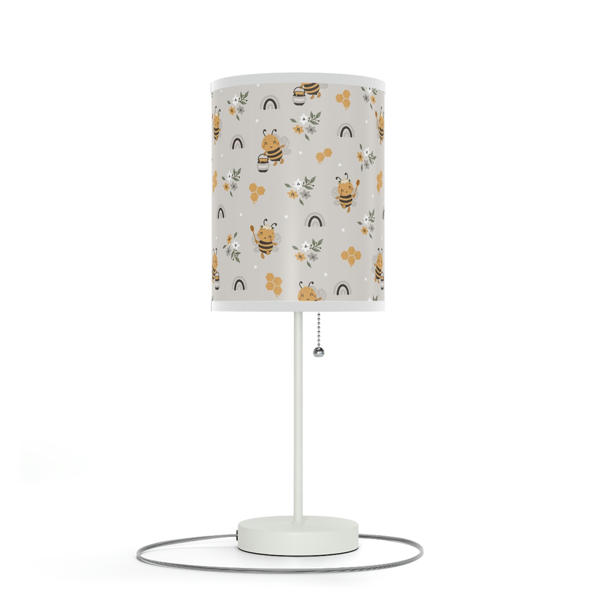 Chip Pa Blazen Floral Honeybee Rainbow Baby Lamp - Honeybee Nursery Table Lamp – The Home  Accent Store