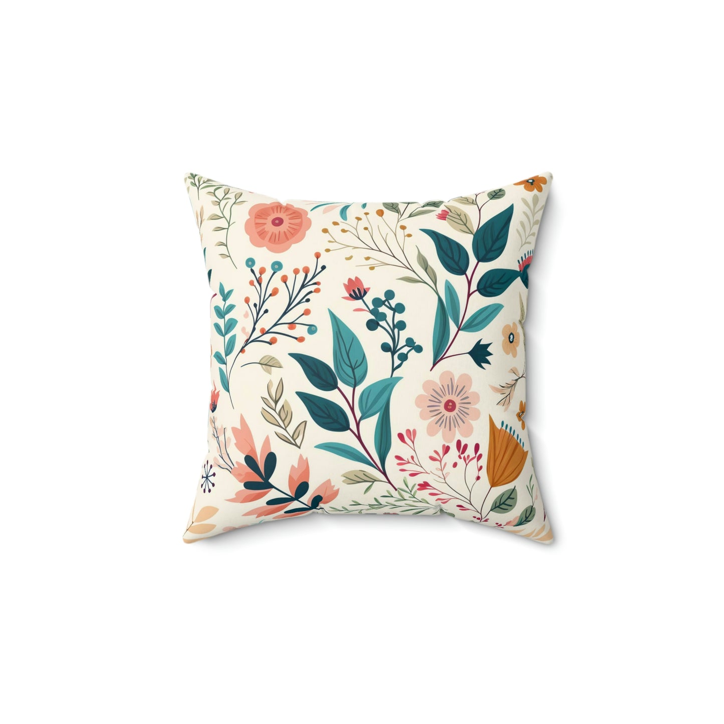 floral accent throw pillow on a couch, botanical couch pillow on a chair, floral pattern pillow on a lounger, spring garden floral decorative pillow on a bedPink and blue floral accent throw pillow on a couch, pink and blue botanical couch pillow on a chair, pink and blue floral pattern pillow on a lounger, pink and blue spring garden floral decorative pillow on a bed