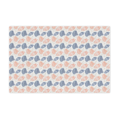 Plush Throw Blanket - Ocean Seashell