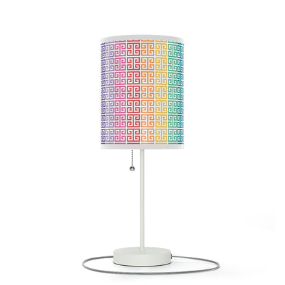 rainbow baby nursery lamp, rainbow nursery table lamp 