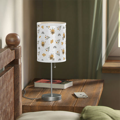 honeybee nursery table lamp, honeybee baby nursery lamp