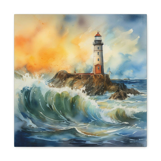 lighthouse canvas wall art print, lighthouse canvas wall hanging